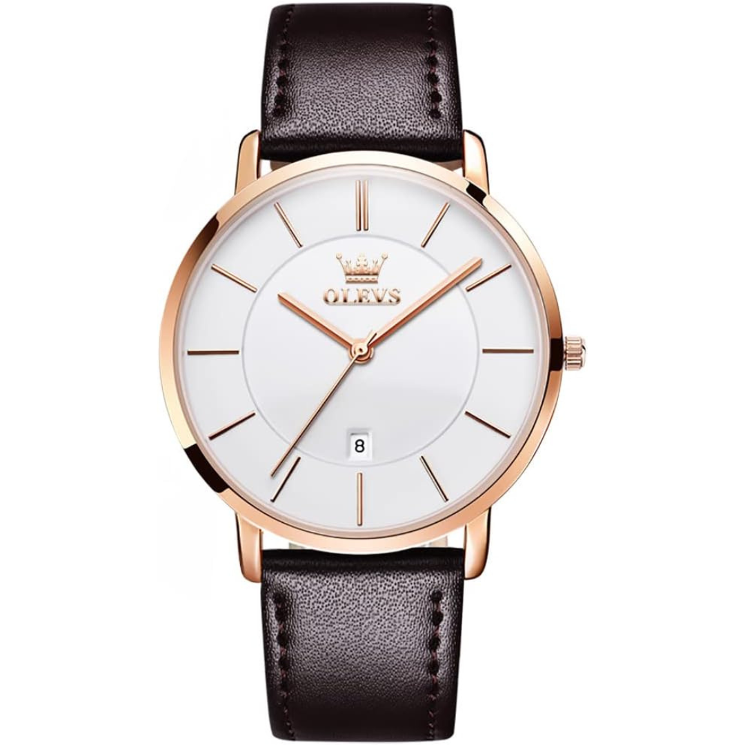 OLEVS Leather Watch