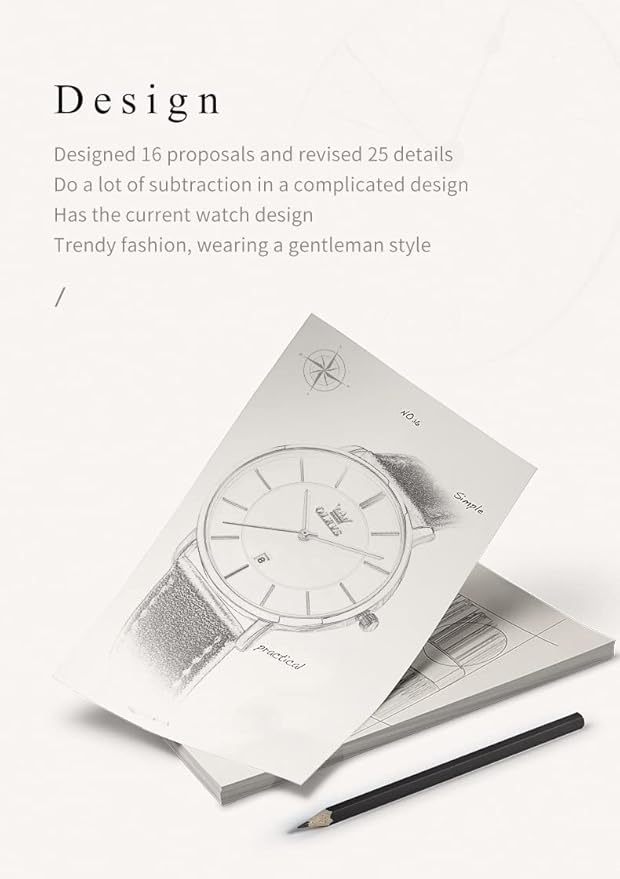 OLEVS Leather Watch
