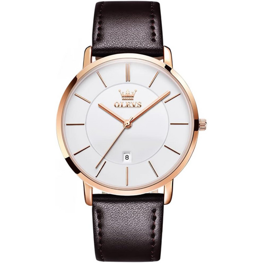 OLEVS Leather Watch